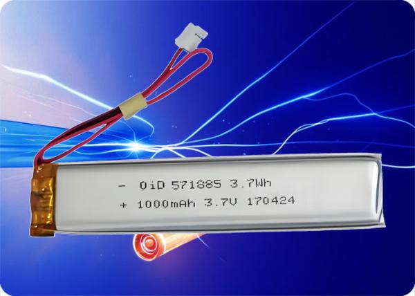 OiD571885N1060 3.7V 1060mAh 1C Descarga 300 ciclos