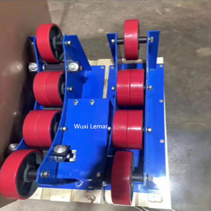 3 Ton Self-Aligning Welding Rotator PU Rollers for Cylinder Pipe Welding