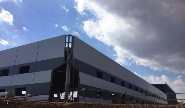 Prefab Steel H Beam Warehouse Structure for Racking Systems