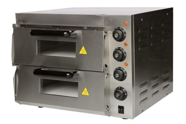 Equipamento comercial da pizza do forno bonde da pizza da plataforma do dobro da base da pedra do forno da pizza