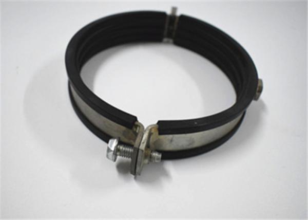 Braçadeira rachada da tubulação preta do sistema do tubo, braçadeira de tubulação da ATAC do costume do Wideness 28mm