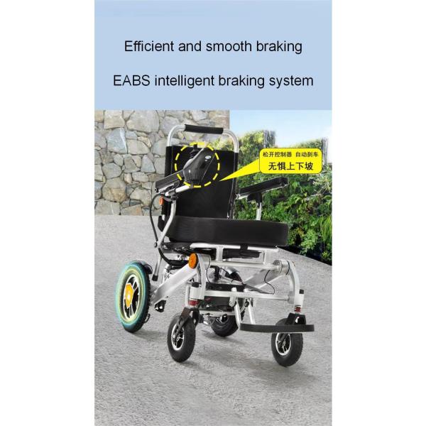 Electric Aluminum Alloy Folding Wheelchair for Elderly 201-500W Durable Construction