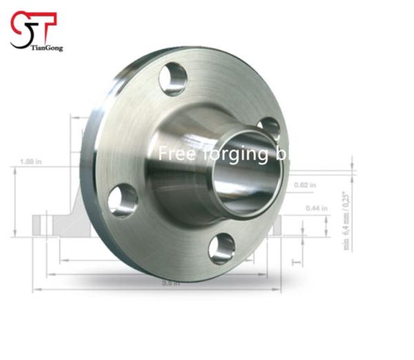 Closed Die Forged Steel Flanges OEM Open Forging Process For Gearbox