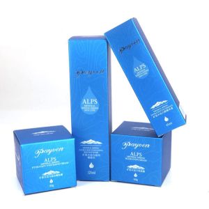 Bespoke Luxury Cosmetic Paper Box Color Packing With Silver Stamping Logo