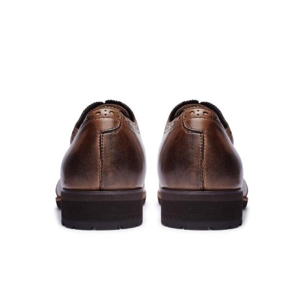 Calçados suaves de homem de tamanho normal Sneakers de couro marrom