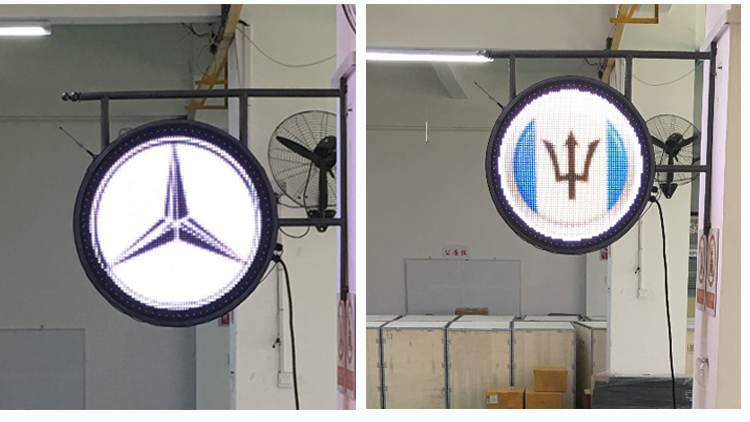 Бесшовный 1R1G1B круглый светодиодный дисплейный панель P4mm литой алюминий