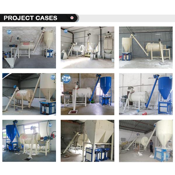 Voltage Customized Dry Mix Powder Mortar Mixing Plant Wall Putty Skim Coat Sand Cement Mixer Tile Adhesive Glue Grout Making Machine