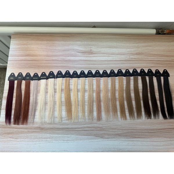 Custom Silicone Human Hair Topper with Medical Grade Silicone Perimeter clear Bottom