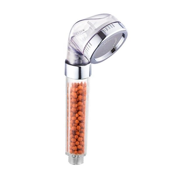 2024 Lizhen Silver Bathroom Fittings Set with Ionic Shower Head and Without Diverter