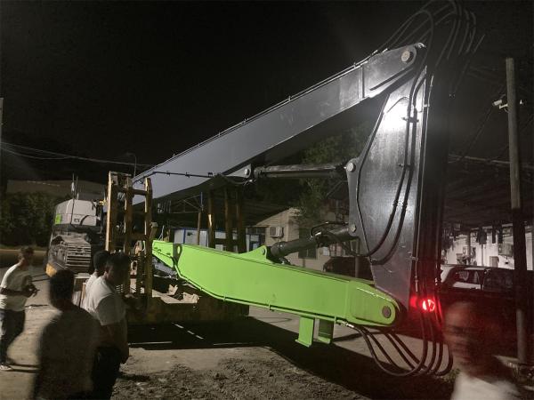 Q355B Q690D High Reach 28m Long Reach Arm Demolition Boom For Excavators