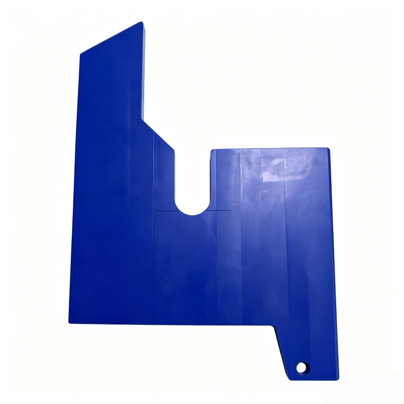 Custom CNC Machined MC Nylon PA6 Wear-Resistant Jig Baffle Plate for Automation