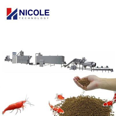 Les poissons d'extrudeuse alimentent à chaîne de production l'alimentation de flottement automatique de poissons faisant la machine