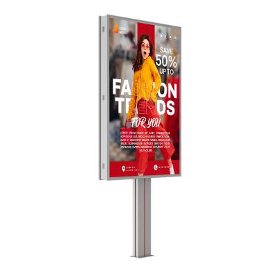 Easy installation waterproof IP65 p6 8000nits steel 4G system outdoor advertising led billboard with HDMl