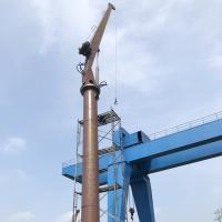ISO9001 truta prateada fixa Marine Cranes do crescimento de 360 graus