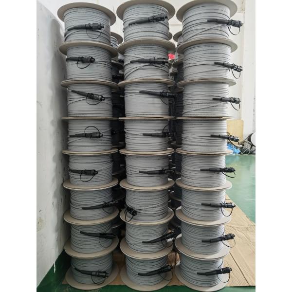 Гибкий провод 5.0mm оптического волокна базовой станции FTTA законченное соединители SC Supertap