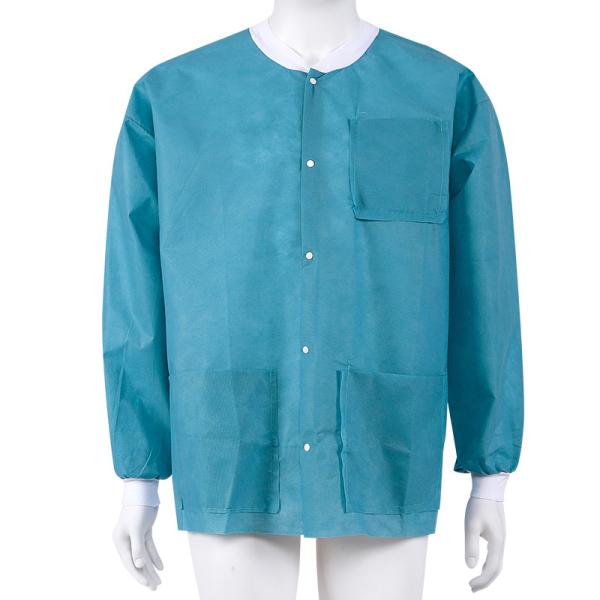 Wholesale Cheap Price Hospital Medical Doctor Uniform Lab Coats Jacket Green Jacket