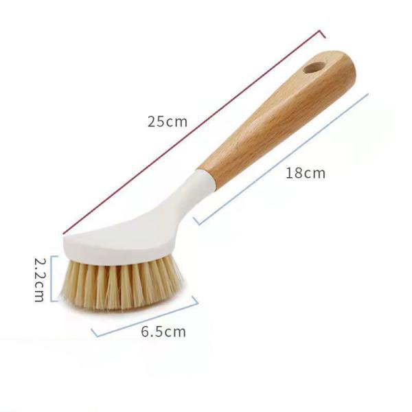 Естественное волокна набора более чистой щетки утвари сизаля кухни деревянное все Eco дружелюбное