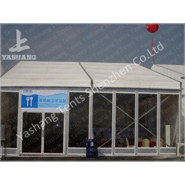 Heat Resistant Tent Accessories Height Customizable Fabric Door Glass Door Roller Gate