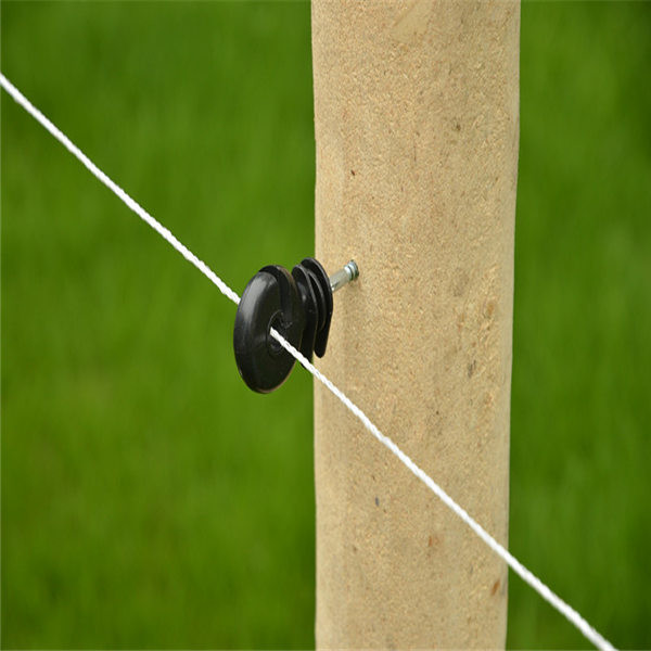 Electric Fence Insulators For Wood Posts Featuring Superior Insulation And Easy-Screw Design