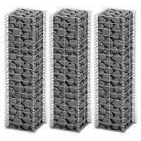 Dispositif de plateforme de décoration en pierre de remplissage de murs en gabion soudé 200x100x50