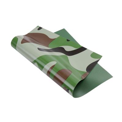 PVC Coated Camouflage Vinyl Tent Fabric 1300DX1300D 20X20 1050GSM