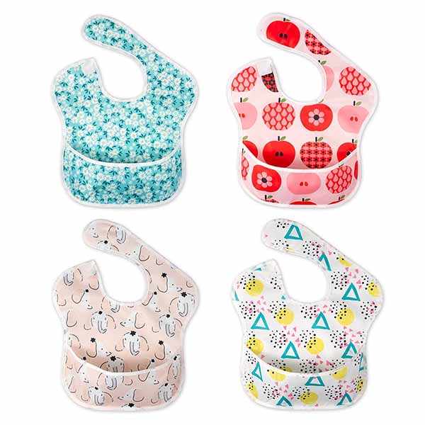 Регулируемые водоустойчивые Newborn Bibs младенца для питаться и еды