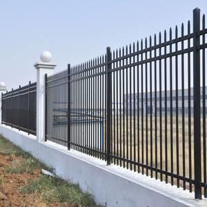 Trilhos exteriores Home Depot Rod Iron Fencing Easy Install do ferro forjado de Morden