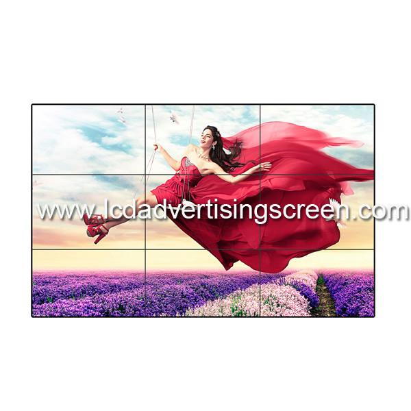 Moldura estreita video da parede 4x4 da tevê da parede 55inch de Samsung Controler LCD