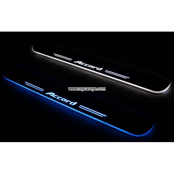 Sell auto accessory LED light car door sill scuff plate for Honda Accord