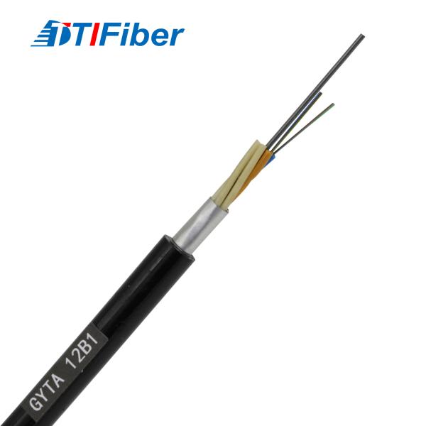 GYTA  Outdoor Loose Tube Fiber Optic Cable Aluminum Tape and anti-erosed.