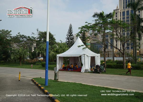 5x5m Small Outdoor Exhibition Tents For Receiption With PVC Walls