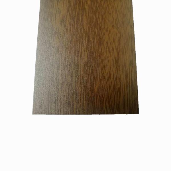 2.0mm Thickness Wood Grain Aluminium Profile For Windows And Doors