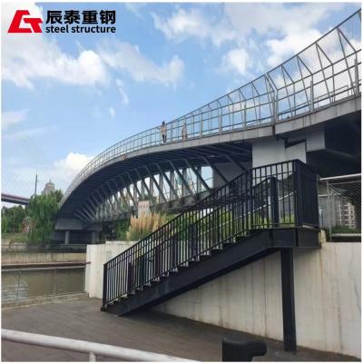 Long Span Steel Structure Truss Bridge Construction Prefabricated