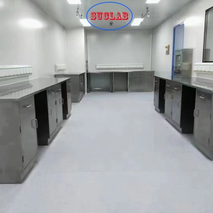 Pehnolic Resin Worktop Stainless Steel Lab Benches Laboratory Cabinet Stainless Steel Durable and Easy to Clean for Scientific Research