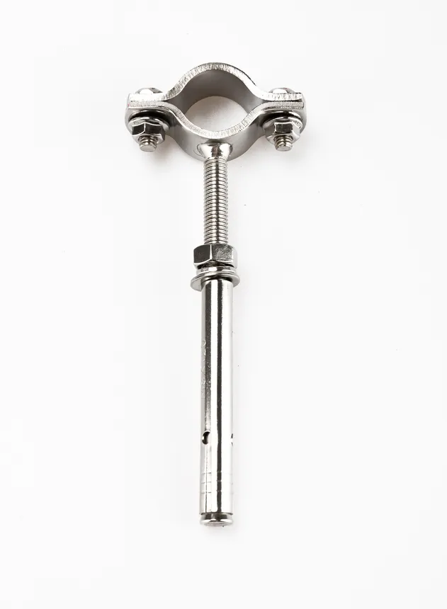 304 Stainless Steel Pipe Support Bracket Polished Surface GB Standard Industrial Pipeline Fixing