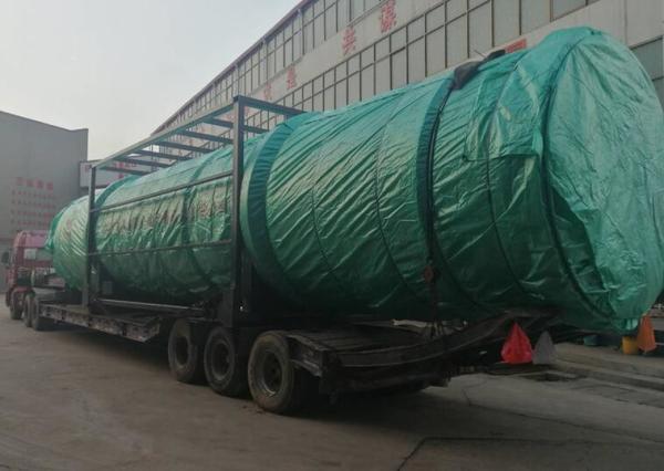 Sticky Chemical Sludge Drying System , Rotary Drum Dryer Machine 30kw Power