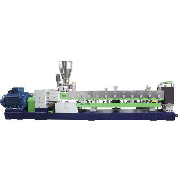 Self Cleaning Co Rotating Twin Screw Extruder with Modular Configuration for Plastic Pelletizing and Compounding