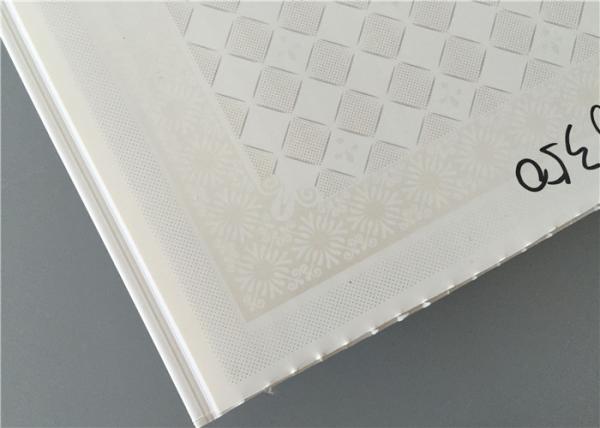 Hot Stamping Decorative PVC Panels For Bathroom / Kitchen / House 300×9 Mm