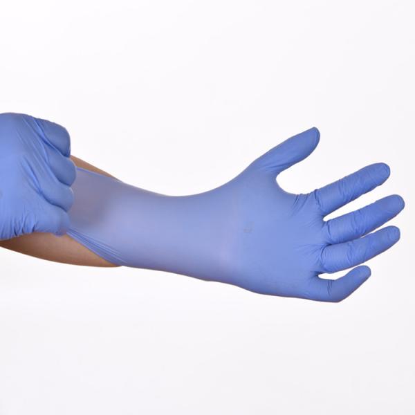 Industrial 3mil Disposable Nitrile Gloves Powder Free AQL 4.0 240mm Length