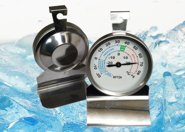Bimetal Instant Read Thermometer For Freezer Refrigerater Cooler Room With Stainless Steel Cover