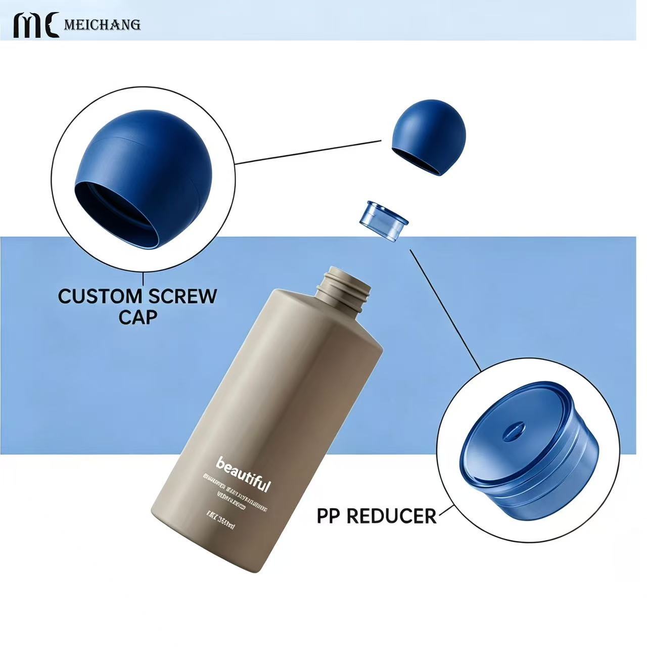 300ml, 450ml, 500ml and 650ml Biodegradable Body Wash Bottles – Sustainable Shower Gel & Body Wash Packaging Series(MC-336)