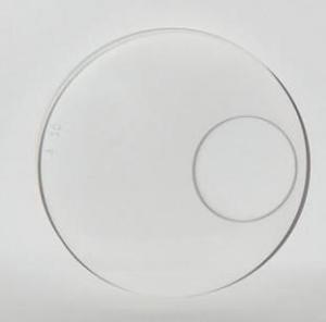 Semi Finished 1.56 Round Top Lens Blanks , Blocking Blue Light Eyeglass Lens Blanks