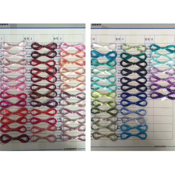72F Dope Dyed Polyester Yarn / Semi Dull Polyester Yarn 300D For Embroidery / Knitting