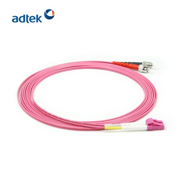LC To ST Multimode Duplex Fiber Optic Patch Cable OM4 Optical Fiber Patch Cord