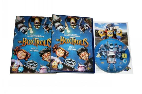 2016 The Boxtrolls cartoon dvd Movie disney movie for children uk region 2 DHL free shipp
