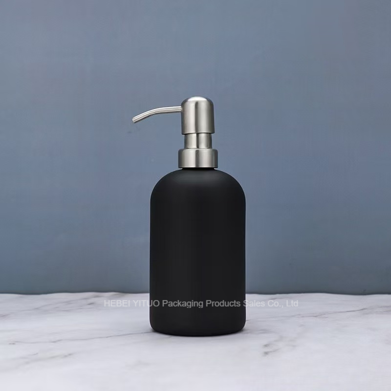 Reusable Shampoo Bottle Glass And Plastic Container Designed For Packaging Shampoo Conditioner