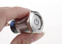 250VAC impermeabilizan el LED iluminado 16m m que traba el interruptor de botón