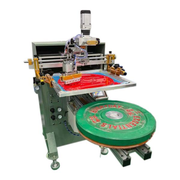 Servo 500mm Flat Screen Printing Machine Weight Plates Silk Screen Press