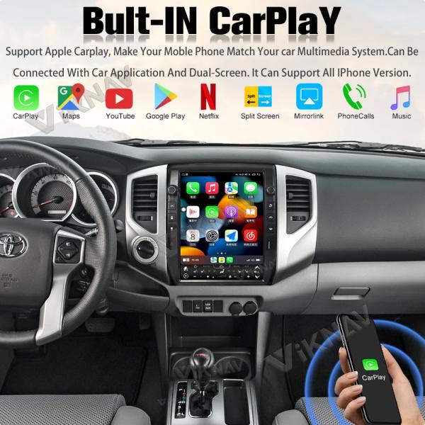 13 дюймовый 2005-2015 Toyota Tacoma головный блок Стерео Carplay ЖК-дисплей
