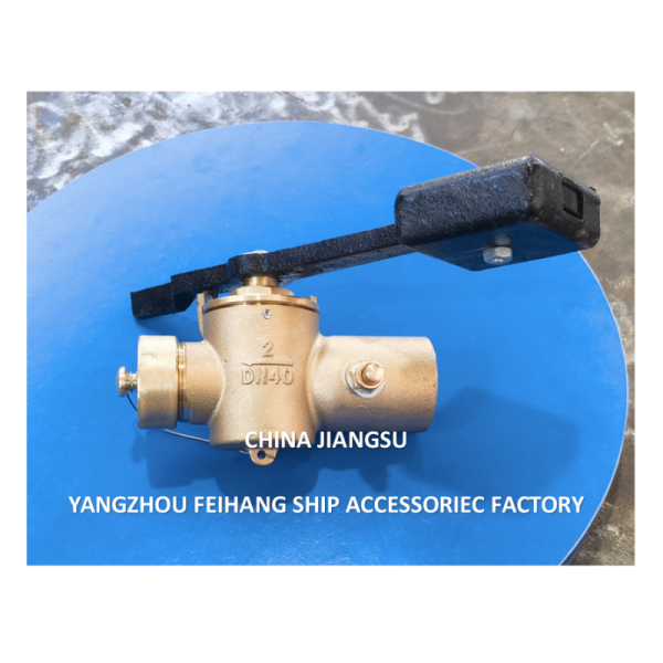 SOUNDING SELF-CLOSING VALVE FH-40A CB/T3778-99  PN2.5 Material - Copper  with BSP internal thread end and 360° rotating rod